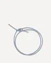 Forte Forte Tubular Belt With Metal Finials In Silver