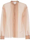 Forte Forte Raw-cut Mesh Shirt