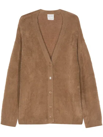 FORTE FORTE FORTE_FORTE VELVET FUR CARDIGAN CLOTHING