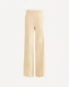 Forte Forte Elasticated-waistband Velvet Trousers In Sand