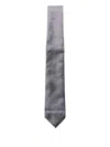 Forte Forte Velvet Texture Ties In Standard Width In Gray