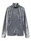 Forte Forte Luxurious Turtle-neck Knit Sweater In Gray