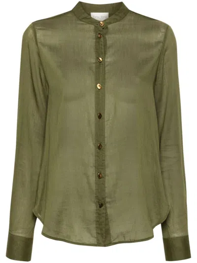 Forte Forte Forte_forte Voile Collar Shirt Sculture Buttons