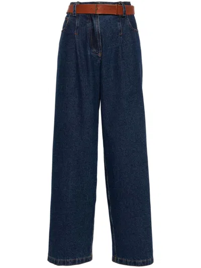 FORTE FORTE FORTE_FORTE WIDE LEG DENIM JEANS
