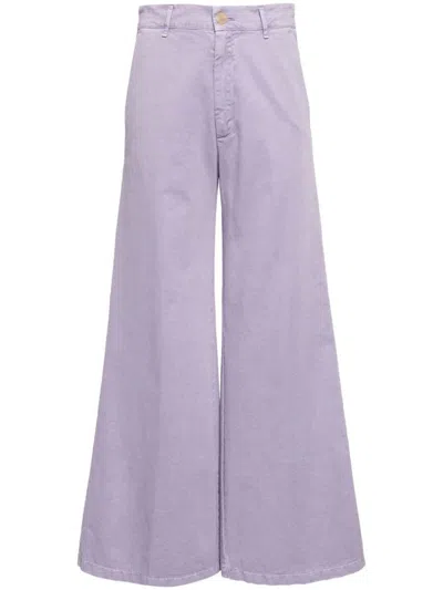 Forte Forte Forte_forte Wide Leg Trousers In Lilac