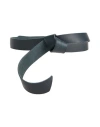 Forte Forte Forte_forte Woman Belt Midnight Blue Size Onesize Leather In Green