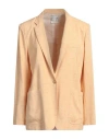 Forte Forte Forte_forte Woman Blazer Apricot Size 2 Viscose, Silk In Orange