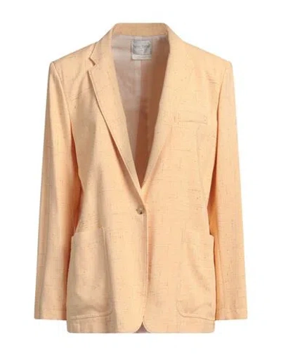 Forte Forte Forte_forte Woman Blazer Apricot Size 2 Viscose, Silk In Orange