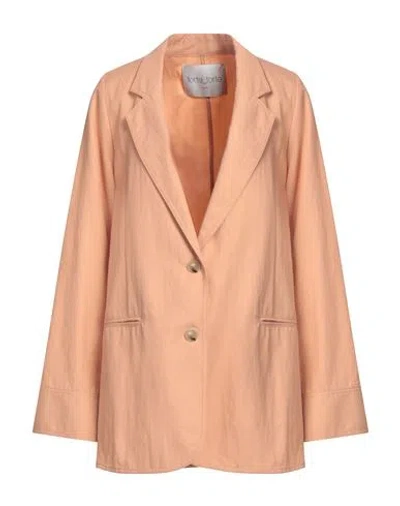 Forte Forte Forte_forte Woman Blazer Apricot Size 4 Viscose, Cotton, Polyamide In Orange