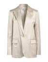 Forte Forte Forte_forte Woman Blazer Beige Size 2 Viscose, Cotton, Acetate In Sand