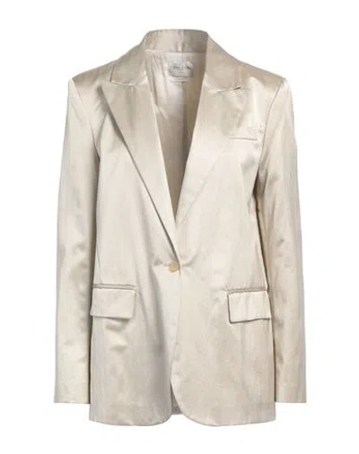Forte Forte Forte_forte Woman Blazer Beige Size 2 Viscose, Cotton, Acetate In Sand
