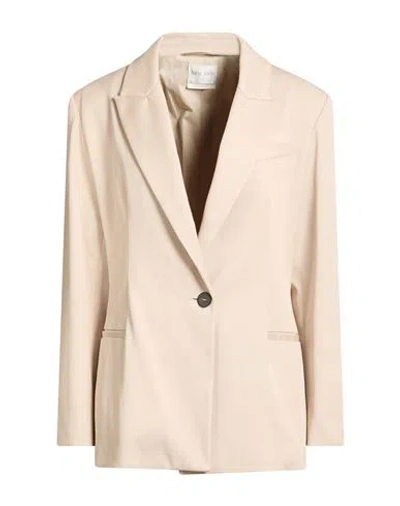 Forte Forte Forte_forte Woman Blazer Beige Size 3 Cotton In Neutral