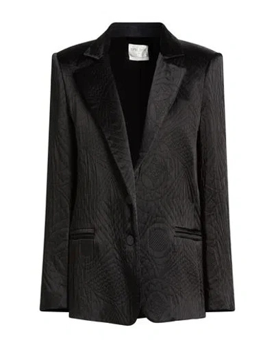 Forte Forte Forte_forte Woman Blazer Black Size 3 Acetate, Polyamide