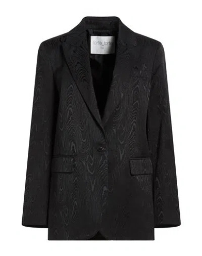 Forte Forte Forte_forte Woman Blazer Black Size 3 Cotton, Polyester