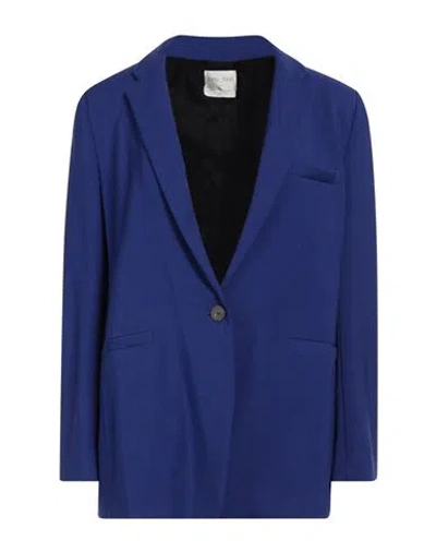 Forte Forte Forte_forte Woman Blazer Blue Size 2 Viscose, Virgin Wool, Elastane
