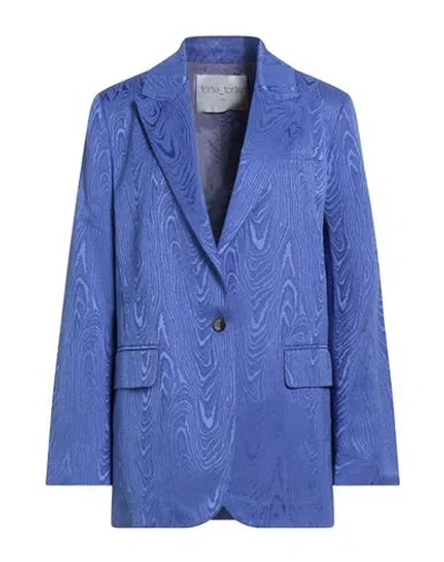 Forte Forte Forte_forte Woman Blazer Blue Size 3 Cotton, Polyester