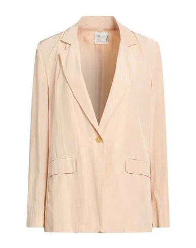 Forte Forte Forte_forte Woman Blazer Blush Size 4 Polyester, Cotton In Neutral