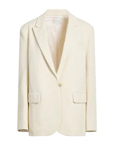 FORTE FORTE FORTE_FORTE WOMAN BLAZER CREAM SIZE 3 COTTON