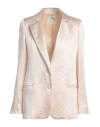 Forte Forte Forte_forte Woman Blazer Cream Size 4 Acetate, Polyamide In White