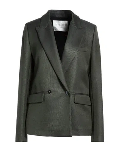 Forte Forte Forte_forte Woman Blazer Dark Green Size 2 Virgin Wool, Viscose