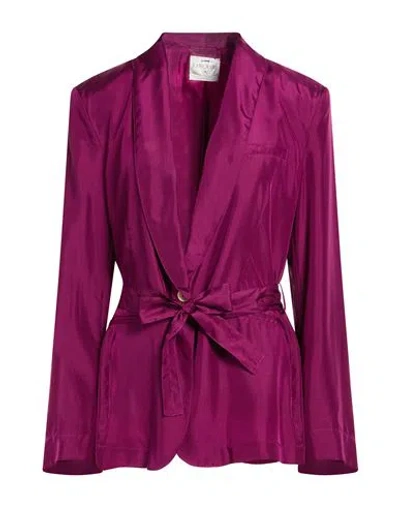 Forte Forte Forte_forte Woman Blazer Garnet Size 4 Silk In Red