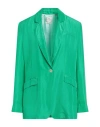 Forte Forte Forte_forte Woman Blazer Green Size 0 Silk In Green
