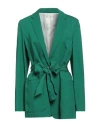 Forte Forte Forte_forte Woman Blazer Green Size 2 Viscose, Linen
