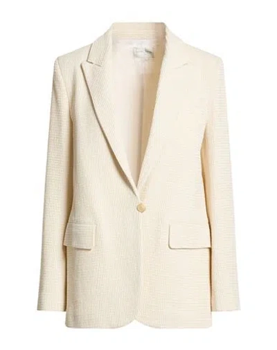 FORTE FORTE FORTE_FORTE WOMAN BLAZER IVORY SIZE 2 COTTON