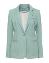Forte Forte Forte_forte Woman Blazer Light Green Size 0 Cotton In Green