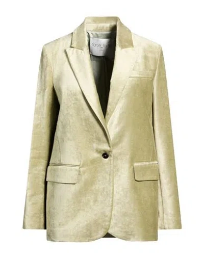 Forte Forte Forte_forte Woman Blazer Light Green Size 0 Cotton, Viscose, Elastane In Yellow