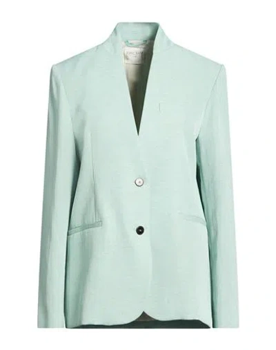 Forte Forte Forte_forte Woman Blazer Light Green Size 1 Polyester, Linen, Lyocell