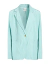 Forte Forte Forte_forte Woman Blazer Light Green Size 2 Polyester, Cotton In Green