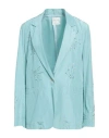 Forte Forte Forte_forte Woman Blazer Light Green Size 3 Polyester, Cotton In Green