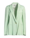 Forte Forte Forte_forte Woman Blazer Light Green Size 3 Viscose, Cotton, Wool In Green