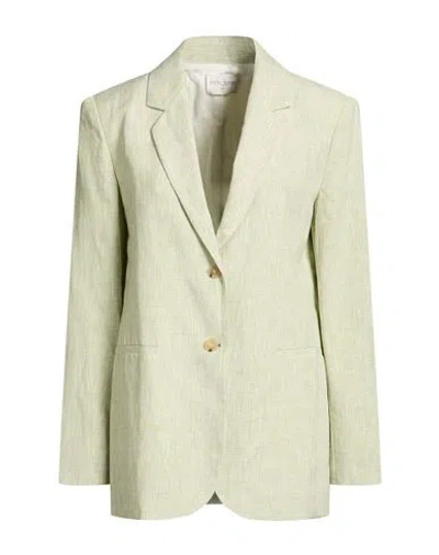 Forte Forte Forte_forte Woman Blazer Light Green Size 4 Viscose, Linen, Polyester, Polyamide
