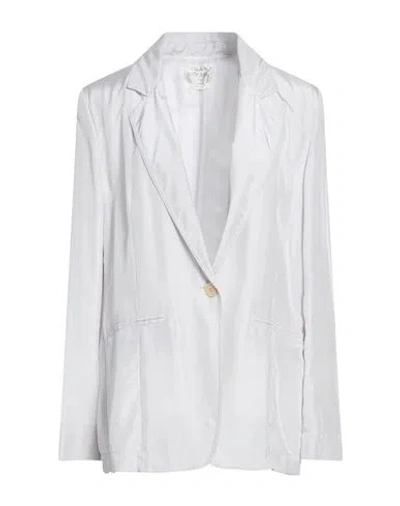 Forte Forte Forte_forte Woman Blazer Light Grey Size 4 Silk In White