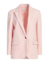 Forte Forte Forte_forte Woman Blazer Light Pink Size 0 Viscose, Virgin Wool, Elastane In Pink