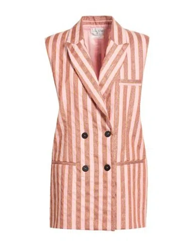 Forte Forte Forte_forte Woman Blazer Light Pink Size 3 Polyester, Viscose, Cotton, Linen, Synthetic Fibers