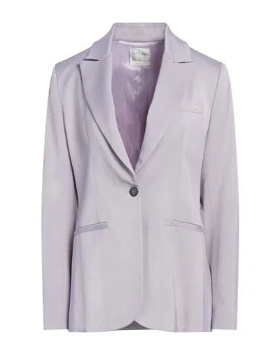 Forte Forte Forte_forte Woman Blazer Lilac Size 2 Viscose, Virgin Wool In Purple