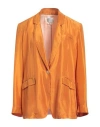 Forte Forte Forte_forte Woman Blazer Marigold Size 3 Silk In Yellow
