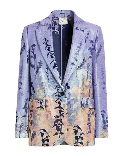 Forte Forte Forte_forte Woman Blazer Mauve Size 3 Viscose, Polyester, Cotton In Purple