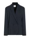 Forte Forte Forte_forte Woman Blazer Midnight Blue Size 2 Cotton, Virgin Wool