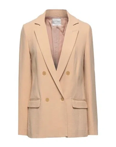 Forte Forte Forte_forte Woman Blazer Sand Size 2 Viscose, Virgin Wool In Neutral