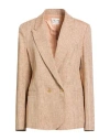 Forte Forte Forte_forte Woman Blazer Sand Size 3 Linen, Cotton, Polyester, Polyamide