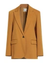 Forte Forte Forte_forte Woman Blazer Sand Size 3 Viscose, Virgin Wool, Elastane In Brown