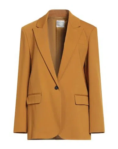 Forte Forte Forte_forte Woman Blazer Sand Size 3 Viscose, Virgin Wool, Elastane In Brown