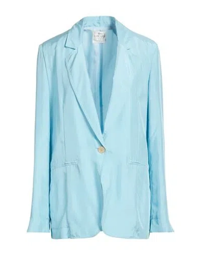 Forte Forte Forte_forte Woman Blazer Sky Blue Size 2 Silk