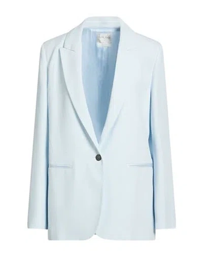 Forte Forte Forte_forte Woman Blazer Sky Blue Size 3 Acetate, Viscose