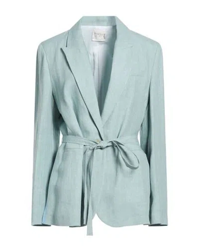 Forte Forte Forte_forte Woman Blazer Sky Blue Size 4 Linen