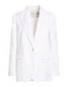 Forte Forte Forte_forte Woman Blazer White Size 3 Cotton, Polyester